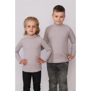 Водолазка детская "Серый" кашкорсе (последний размер) 134