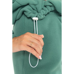 Костюм двойка женский "Алиса" ФК-48 флис (последний размер) зелень 46