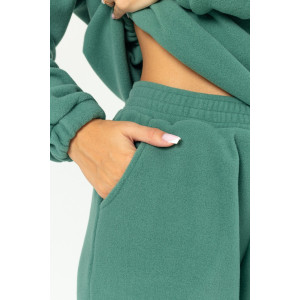 Костюм двойка женский "Алиса" ФК-48 флис (последний размер) зелень 46