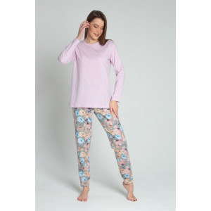 Костюм двойка женский К-337 "Апрель" кулирка (последний размер) 48