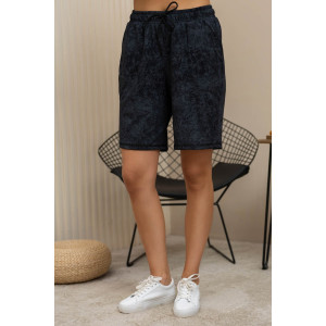 Шорты женские 2067 кулирка (последний размер) черный 48,56,58