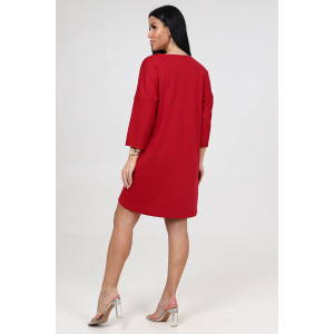 Туника женская "Милана BOSS" ТМ-2482 милано (последний размер) бордо 50