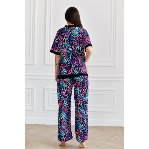 Пижама женская "Модена 2" 1335-1 трикотаж (последний размер) фиолет 54,56