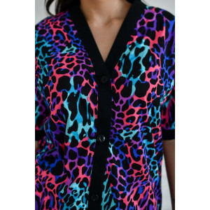 Пижама женская "Модена 2" 1335-1 трикотаж (последний размер) фиолет 54,56