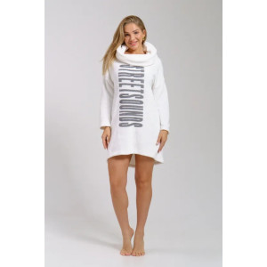 Туника женская "Жаклин" 1355 велсофт (последний размер) молочный 58