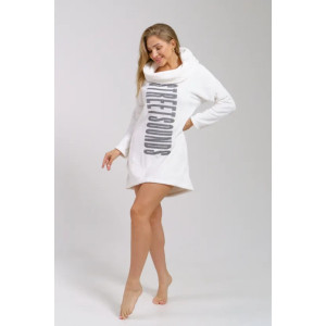 Туника женская "Жаклин" 1355 велсофт (последний размер) молочный 58