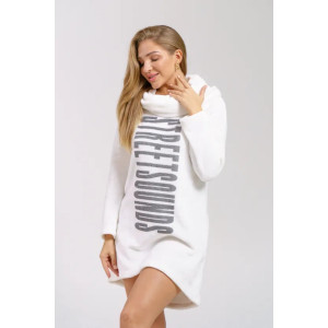 Туника женская "Жаклин" 1355 велсофт (последний размер) молочный 58