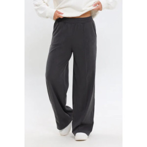 Брюки женские "Милана-3" 1385-2 полиэстер с лайкрой (последний размер) графит 54-56
