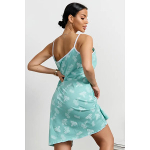 Сорочка женская "Камила" 1346-4 кулирка (последний размер) зеленый 46