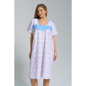 Сорочка женская "Анжела" 1322-1 кулирка (последний размер) вьюн 60