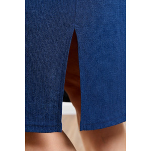 Туника женская "Рената-1" фактурный трикотаж (р-ры: 48-58) синий