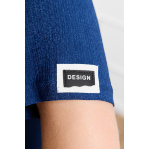 Футболка женская "Рената-4" фактурный трикотаж (р-ры: 48-58) синий