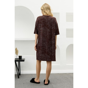 Туника женская "Миэла-1" вискоза (р-ры: 44-58) шоколадный