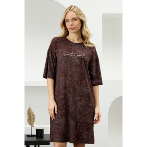 Туника женская "Миэла-1" вискоза (р-ры: 44-58) шоколадный