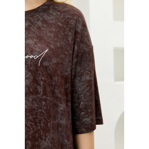 Туника женская "Миэла-1" вискоза (р-ры: 44-58) шоколадный