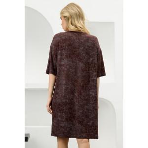 Туника женская "Миэла-1" вискоза (р-ры: 44-58) шоколадный