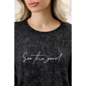 Туника женская "Миэла-1" вискоза (р-ры: 44-58) черный