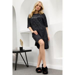 Туника женская "Миэла-1" вискоза (р-ры: 44-58) черный