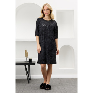 Туника женская "Миэла-1" вискоза (р-ры: 44-58) черный