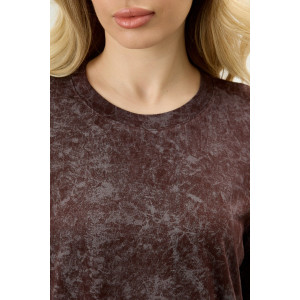 Костюм двойка женский "Миэла-3" вискоза (р-ры: 44-54) шоколадный