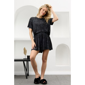 Костюм двойка женский "Миэла-3" вискоза (р-ры: 44-54) черный