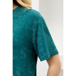 Костюм двойка женский "Миэла-3" вискоза (р-ры: 44-54) изумрудный