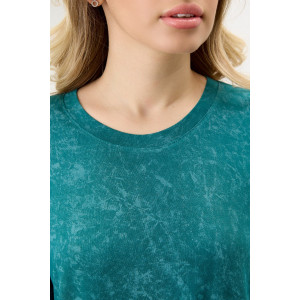 Костюм двойка женский "Миэла-3" вискоза (р-ры: 44-54) изумрудный