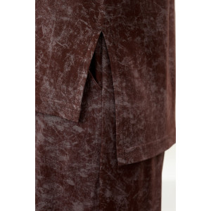 Костюм двойка женский "Миэла-2" вискоза (р-ры: 44-58) шоколадный