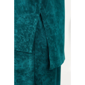 Костюм двойка женский "Миэла-2" вискоза (р-ры: 44-58) изумрудный