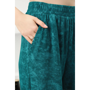 Костюм двойка женский "Миэла-2" вискоза (р-ры: 44-58) изумрудный