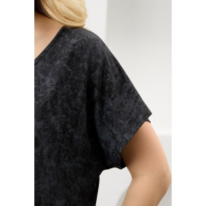 Костюм двойка женский "Миэла-2" вискоза (р-ры: 44-58) черный