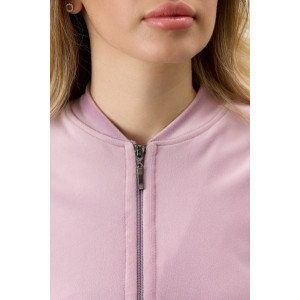 Костюм двойка женский "Альба" велюр стрейч (р-ры: 44-54) капучино