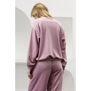 Костюм двойка женский "Альба" велюр стрейч (р-ры: 44-54) капучино