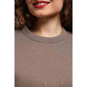 Костюм двойка женский "Либерти-2" футер 3-х нитка с начесом (р-ры: 42-52) капучино