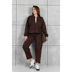 Брюки женские "Авенсис-3" лининг (р-ры: 48-58) коричневый