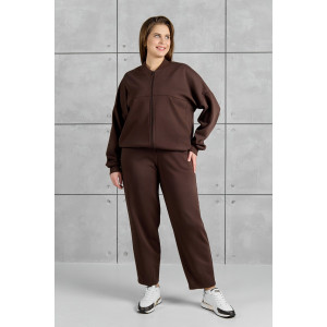 Брюки женские "Авенсис-3" лининг (р-ры: 48-58) коричневый