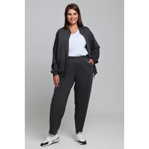 Брюки женские "Авенсис-3" лининг (р-ры: 48-58) графитовый