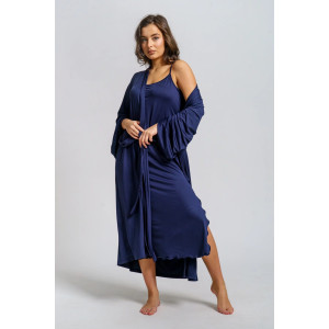 Пеньюар женский "Вероника" масло (р-ры: 46-60) синий