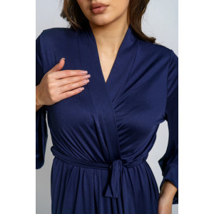 Пеньюар женский "Вероника" масло (р-ры: 46-60) синий
