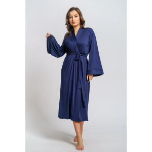 Пеньюар женский "Вероника" масло (р-ры: 46-60) синий