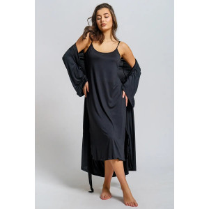 Сорочка женская "Ника" масло (р-ры: 46-56) черный Сорочка женская "Ника" масло (р-ры: 46-56) черный