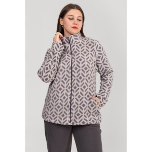 Костюм двойка женский "Эрика" ФК-47 флис (р-ры: 48-58) серый