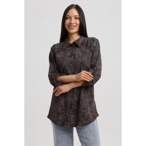 Туника женская 567 кулирка (р-ры: 48-66) шоколадный-варенка