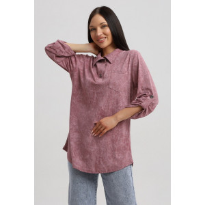 Туника женская 567 кулирка (р-ры: 48-66) сухая роза-варенка