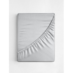 Простыня на резинке поплин "Серый" Простыня на резинке поплин "Серый"