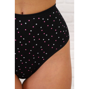 Трусы женские №64930 лапша (р-ры: 52-56) черный
