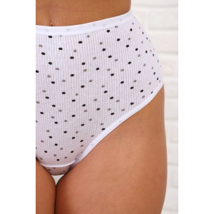 Трусы женские №64930 лапша (р-ры: 52-56) белый