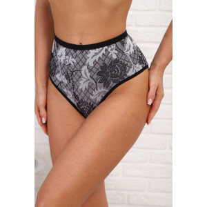 Трусы женские №64929 хлопок стрейч (р-ры: 48-52) черный