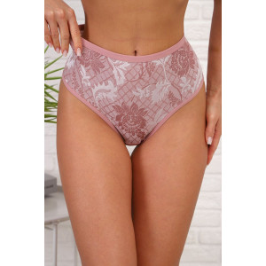 Трусы женские №64929 хлопок стрейч (р-ры: 48-52) кофе