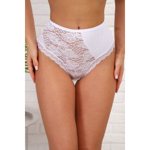 Трусы женские №64928 лапша (р-ры: 50-54) белый
